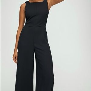 Black back tie Aritzia Wilfred Jumpsuit